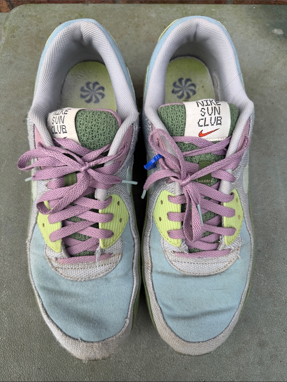 Nike Sun Club Pastel Blue, Pink & Green Sneakers